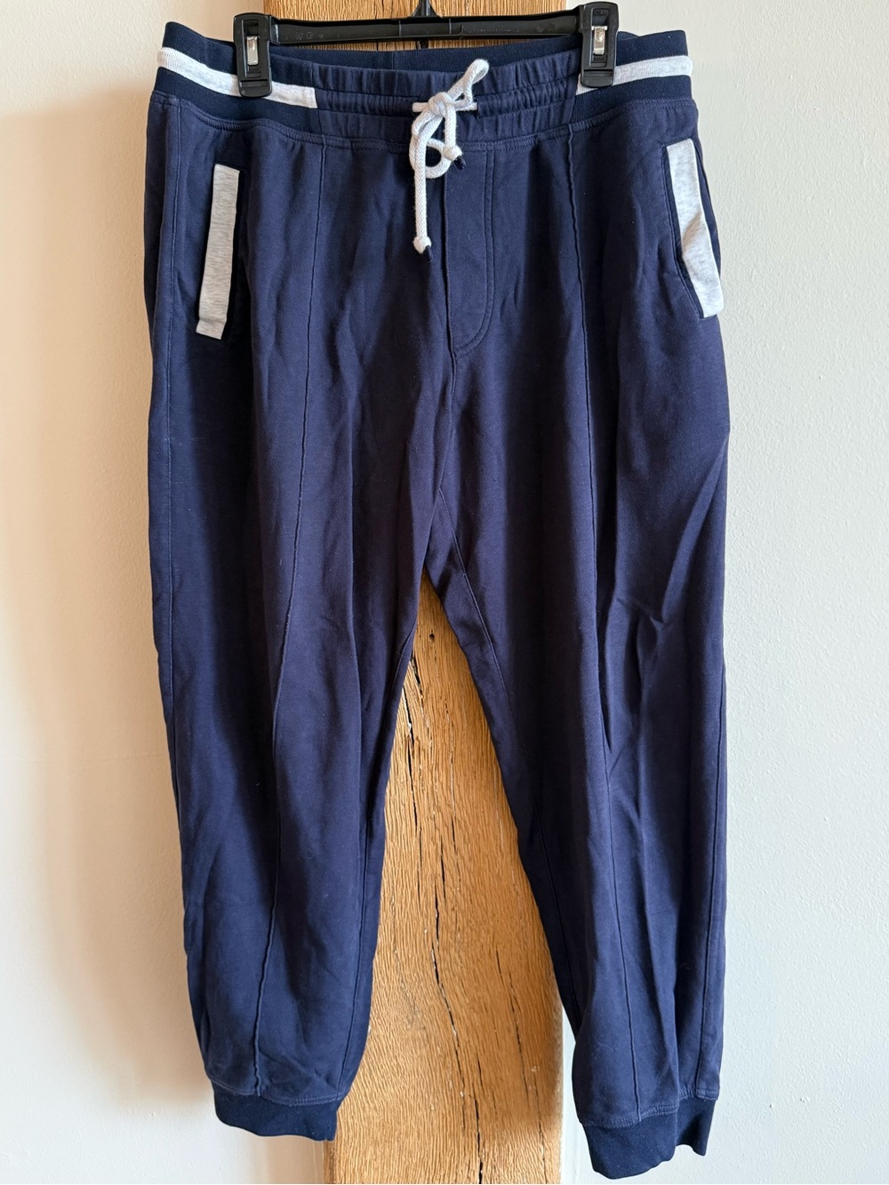 Brunello Cucinelli Cotton Jogger Sweatpants - Navy/Gray XL